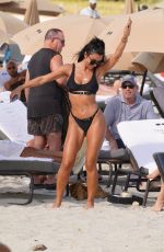 METISHA SCHAEFER in Bikini at a Beach in Miami 11/23/2019