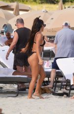 METISHA SCHAEFER in Bikini at a Beach in Miami 11/23/2019