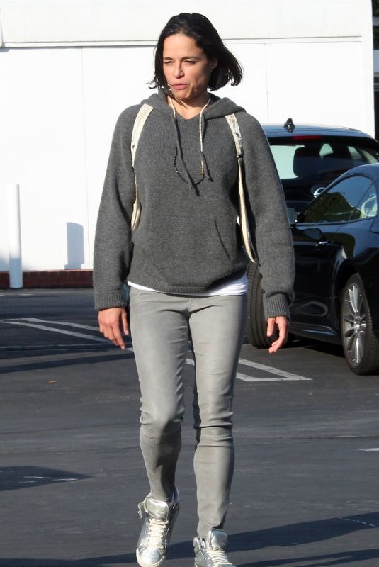 MICHELLE RODRIGUEZ Out and About in West Hollywood 11/25/2019