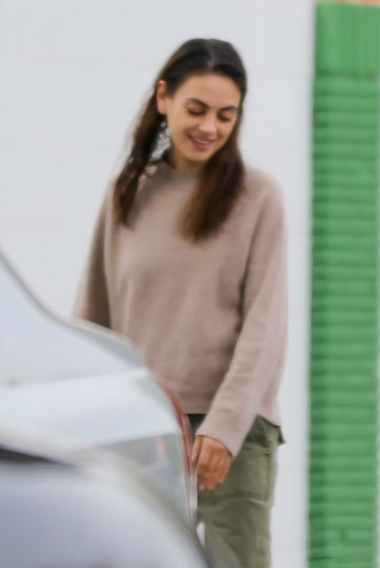 MILA KUNIS Out and About in Beverly Hills 11/26/2019