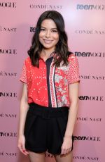 MIRANDA COSGROVE at Teen Vogue Summit 2019 in Los Angeles 11/02/2019