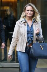 MIRANDA LAMBERT and Brendan McLoughlin Out in New York 11/01/2019