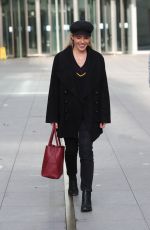 MOLLIE KING Leaves BBC Studios in London 11/09/2019