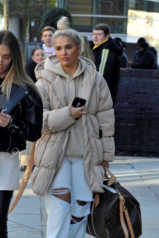 MOLLY MAE HAGUE Out and About in Manchester 11/29/2019