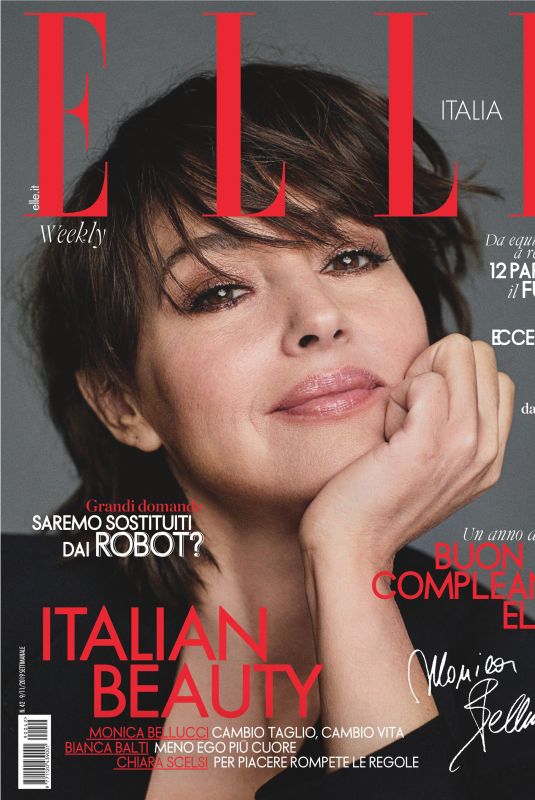 MONICA BELLUCCI in Elle Magazine, Italy November 2019