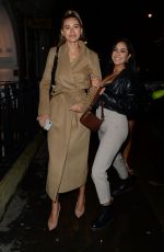 MONTANA BROWN Leaves Bagatelle in London 11/27/2019