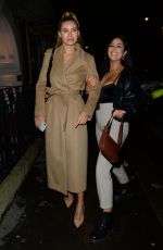 MONTANA BROWN Leaves Bagatelle in London 11/27/2019