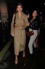 MONTANA BROWN Leaves Bagatelle in London 11/27/2019