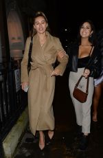 MONTANA BROWN Leaves Bagatelle in London 11/27/2019