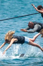 NADINE COYLE on the Set of I