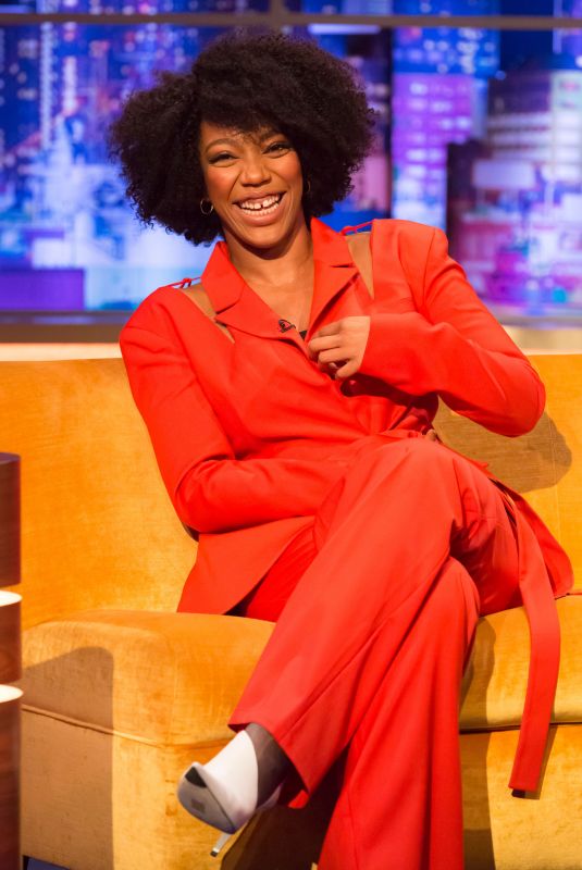 NAOMI ACKIE at Jonathan Ross Show in London 11/15/2019