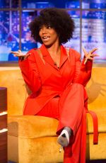NAOMI ACKIE at Jonathan Ross Show in London 11/15/2019