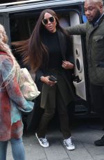 NAOMI CAMPBELL Arives at Global Offices in London 11/28/2019
