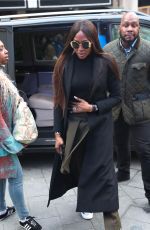 NAOMI CAMPBELL Arives at Global Offices in London 11/28/2019