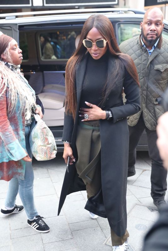NAOMI CAMPBELL Arives at Global Offices in London 11/28/2019