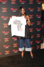 NAOMI CAMPBELL at Fashion for Relief Pop-up Store at Westfield in London 11/26/2019
