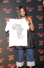 NAOMI CAMPBELL at Fashion for Relief Pop-up Store at Westfield in London 11/26/2019