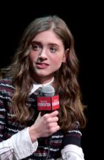 NATALIA DYER at Sag-aftra Foundation Conversations: Stranger Things in New York 11/25/2019
