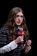 NATALIA DYER at Sag-aftra Foundation Conversations: Stranger Things in New York 11/25/2019