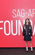 NATALIA DYER at Sag-aftra Foundation Conversations: Stranger Things in New York 11/25/2019