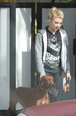 NATALIE DORMER Out with Her Dog in Los Angeles 11/26/2019