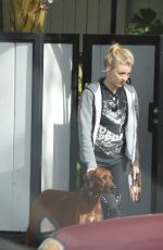 NATALIE DORMER Out with Her Dog in Los Angeles 11/26/2019