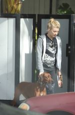 NATALIE DORMER Out with Her Dog in Los Angeles 11/26/2019