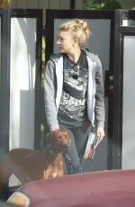 NATALIE DORMER Out with Her Dog in Los Angeles 11/26/2019