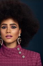 NATHALIE EMMANUEL in The Glossary x Chanel, November 2019