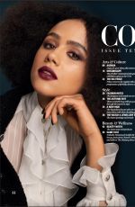 NATHALIE EMMANUEL in The Glossary x Chanel, November 2019