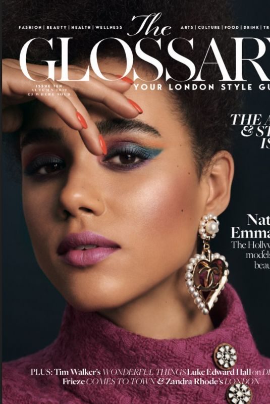 NATHALIE EMMANUEL in The Glossary x Chanel, November 2019