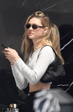 NICOLA PELTZ Shopping at Yves Saint Laurent in Beverly Hills 11/15/2019