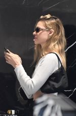 NICOLA PELTZ Shopping at Yves Saint Laurent in Beverly Hills 11/15/2019