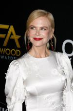 NICOLE KIDMAN at Hollywood Film Awards in Beverly Hills 11/03/2019