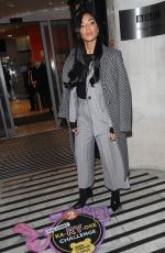 NICOLE SCHERZINGER Arrives at Rylan Clark Karaoke Challenge in London 11/11/2019