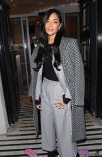 NICOLE SCHERZINGER Arrives at Rylan Clark Karaoke Challenge in London 11/11/2019