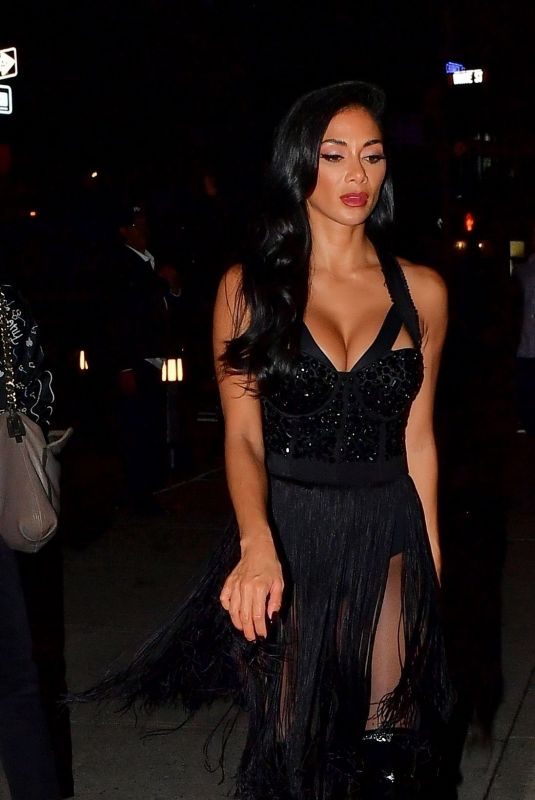 NICOLE SCHERZINGER Leaves Jonathan Ross Halloween Party in London 10/31/2019