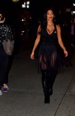 NICOLE SCHERZINGER Leaves Jonathan Ross Halloween Party in London 10/31/2019