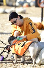 NICOLE WILLIAMS at Mr Bones Pumpkin Patch in Los Angeles 11/01/2019