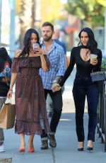 NIKKI and BRIE BELLA Out for Lunch in Los Angeles 11/11/2019