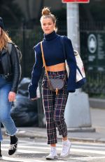 NINA AGDAL Out in New York 11/13/2019
