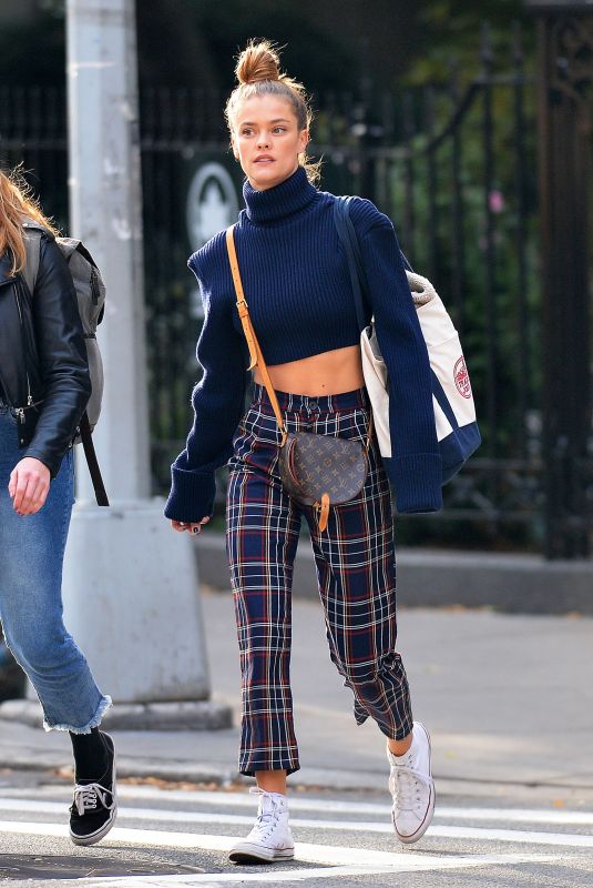 NINA AGDAL Out in New York 11/13/2019