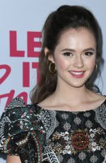 OLIVIA SANABIA at Let It Snow Premiere in Los Angeles 11/04/2019