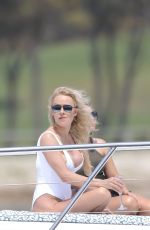 PAMELA ANDERSON in Swimsuit at a Photoshoot on the Gold Coast 11/27/2019