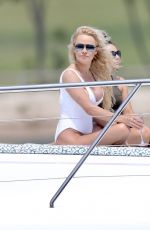 PAMELA ANDERSON in Swimsuit at a Photoshoot on the Gold Coast 11/27/2019