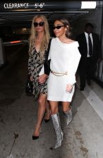 PARIS HILTON and CHANTEL JEFFRIES Leaves Bootsy Bellows in West Hollywood 11/05/2019