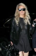 PARIS HILTON Arrives at Logan Paul