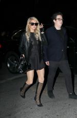 PARIS HILTON Arrives at Logan Paul