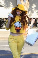 PHOEBE PRICE Out with Her Dog in Los Angeles 11/22/2019