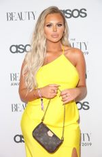 POLLY MARCHANT at Beauty Awards 2019 with Asos City Ccentral in London 11/25/2019